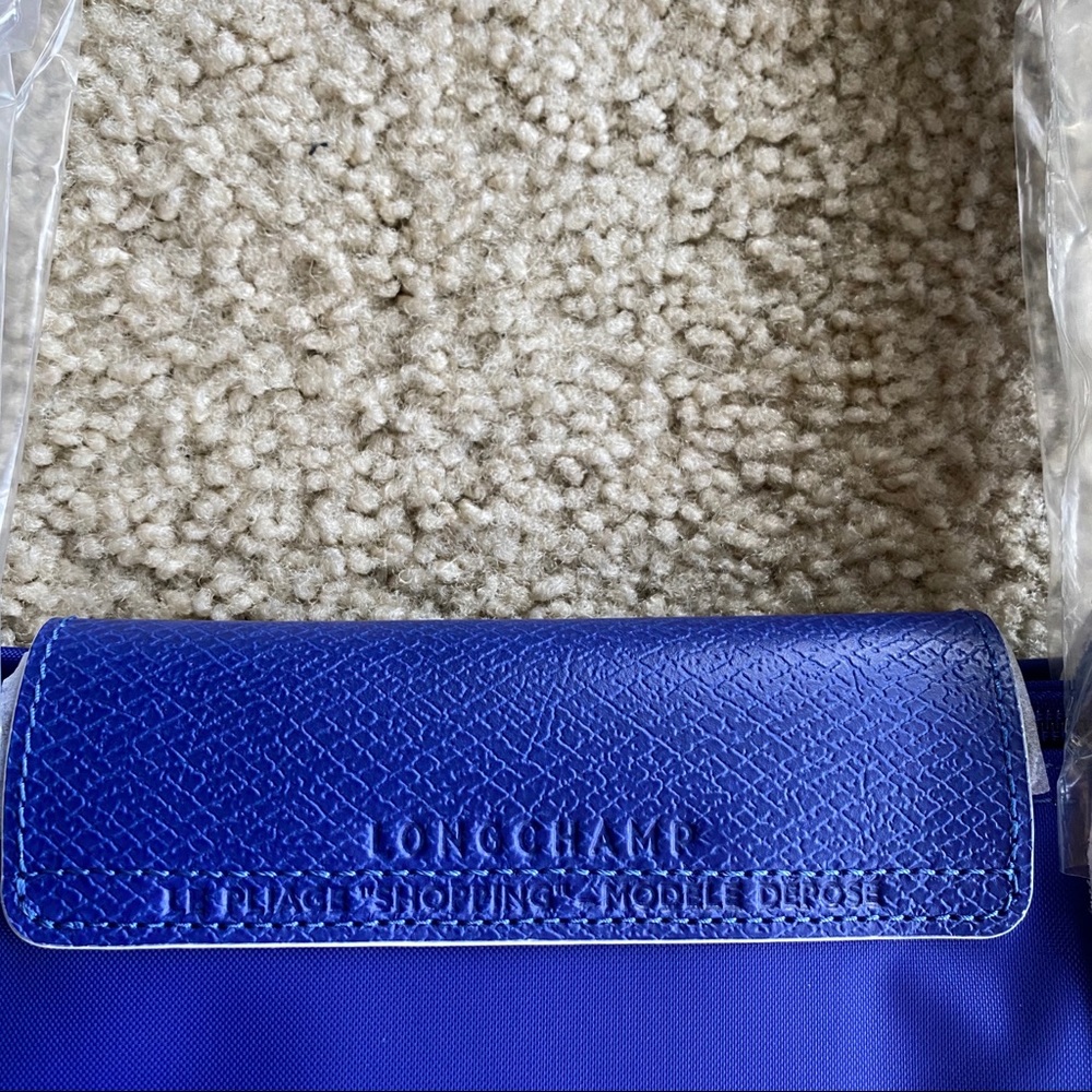 Longchamp Le Pliage Club Tote Cobalt NWT - Picture 3 of 10
